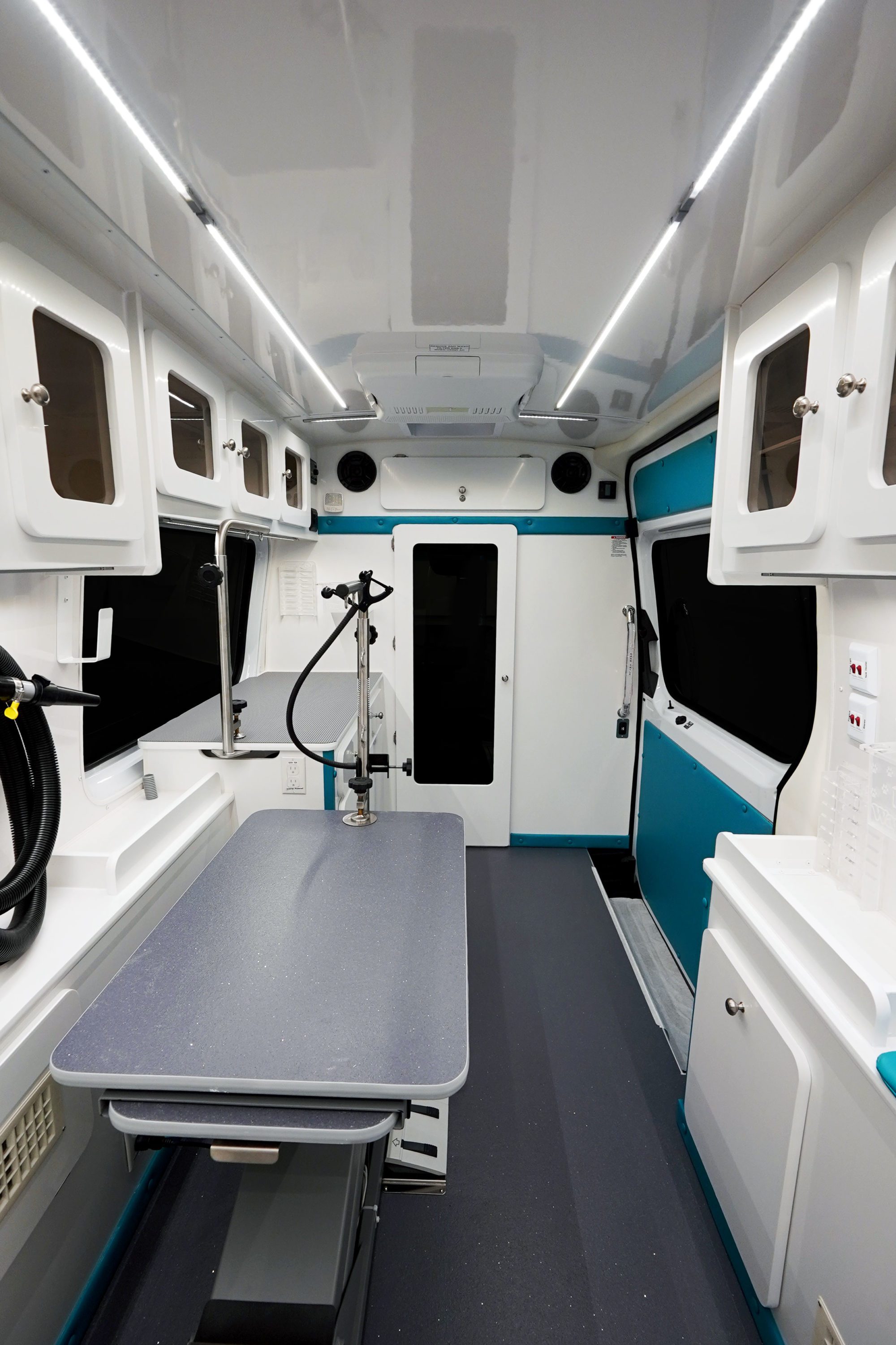 Mobile grooming van interior view 3